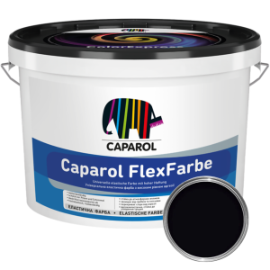 Універсальна гумова фарба Caparol FlexFarbe 10 л, Чорна RAL 9004