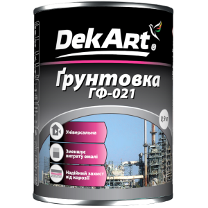 Грунт по металу dekart ГФ 021 2,8 кг Сірий