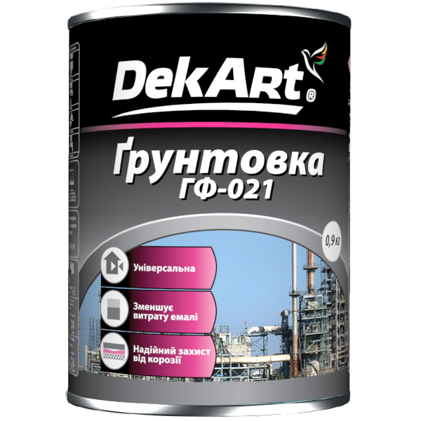 Грунт по металу dekart ГФ 021 2,8 кг Сірий Грунт по металу dekart ГФ 021 2,8 кг Сірий