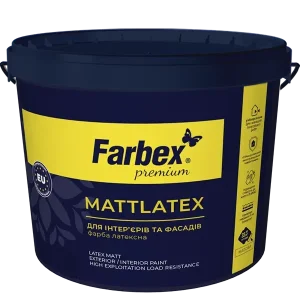 Фарба інтер'єрна акрилова Mattlatex Farbex 14кг